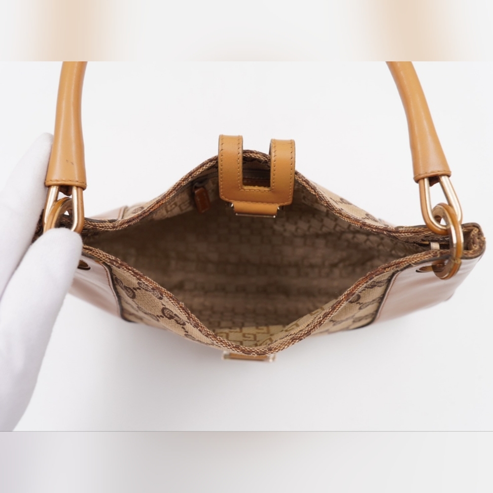 CE43 💟 Gucci GG Cancas Jackie Shoulder Bag - Picture 11 of 13